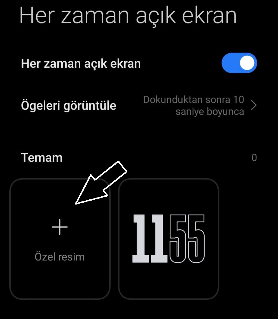 Ekran Parlaklık Seviyesi