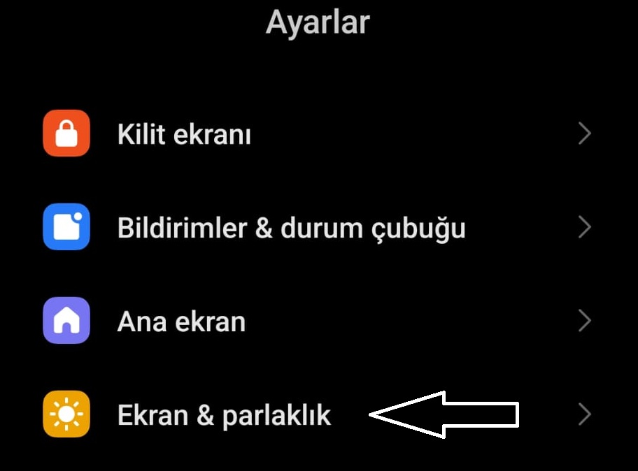 Yüksek Parlaklık Ayarları