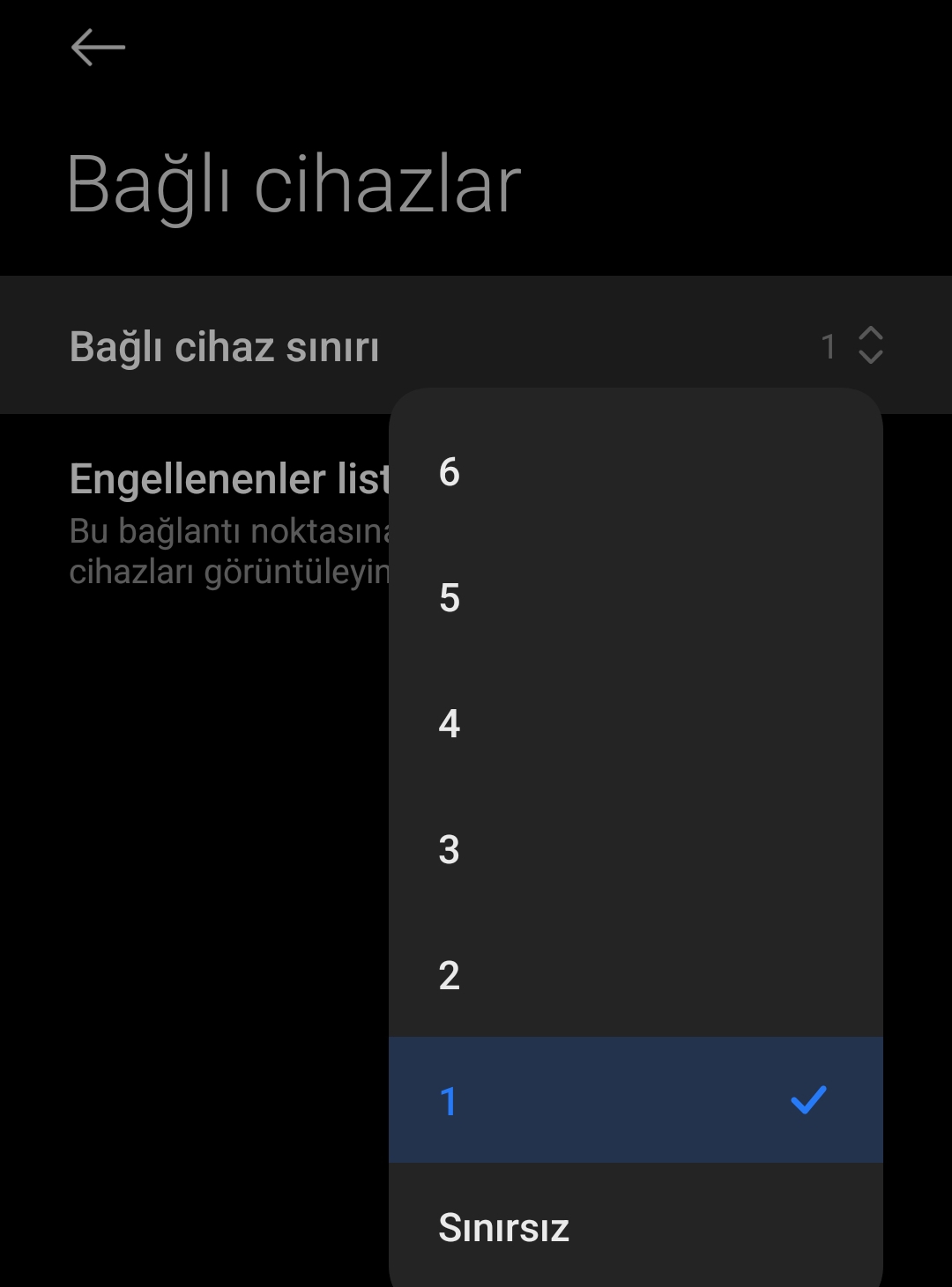 Smartphone Hotspot Settings